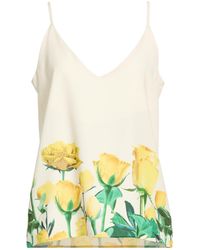 Gai Mattiolo - Gm Ivory Top Polyester - Lyst