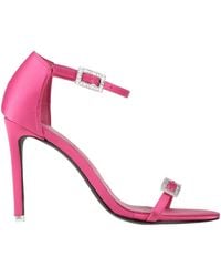 Black Suede Studio - Fuchsia Sandals Textile Fibers - Lyst