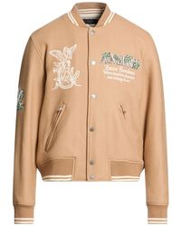 Amiri - Camel Jacket Virgin Wool, Polyamide - Lyst