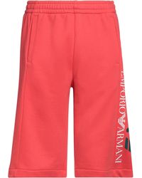 EA7 - Shorts & Bermuda Shorts Cotton, Polyester - Lyst
