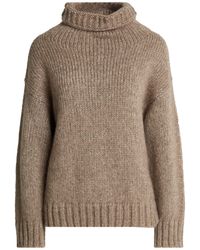 Alpha Studio - Turtleneck Wool, Polyamide, Metal Fiber - Lyst