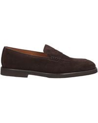 Doucal's - Dark Loafers Leather - Lyst