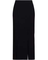 Moschino - Midi Skirt Acetate, Viscose - Lyst