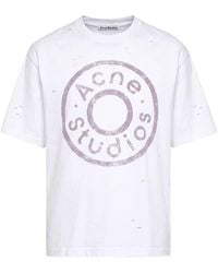 Acne Studios - T-Shirt Cotton, Polyester - Lyst