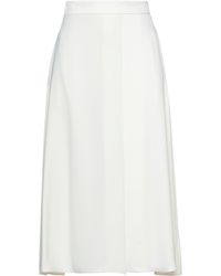 Marella Midi Skirt - White