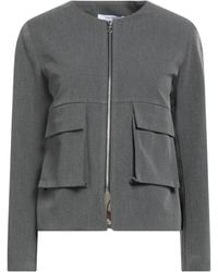 LANACAPRINA - Jacket Polyester, Viscose, Elastane - Lyst