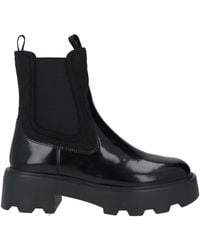 Tory Burch - Ankle Boots Leather, Textile Fibers - Lyst