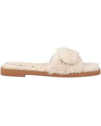 Paloma Barceló - Cream Sandals Leather - Lyst