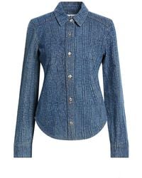 MSGM - Jeanshemd - Lyst