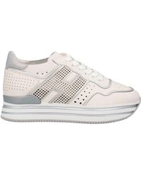Hogan - Ivory Sneakers Soft Leather - Lyst