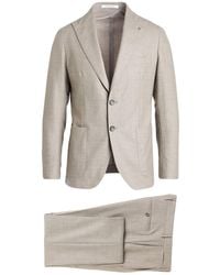Tagliatore - Taupe Suit Virgin Wool, Elastane - Lyst