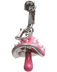 DSquared² - Fuchsia Single Earring Metal, Natural Resin - Lyst