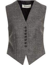 Rohe - Tailored Vest Virgin Wool, Linen, Polyamide, Cotton - Lyst