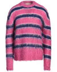Marni - Fuchsia Sweater Mohair Wool, Polyamide - Lyst