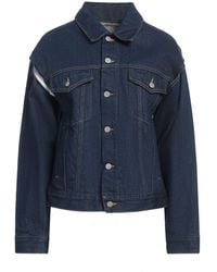 MM6 by Maison Margiela - Manteau en jean - Lyst