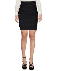 Moschino Knielanger Rock - Schwarz