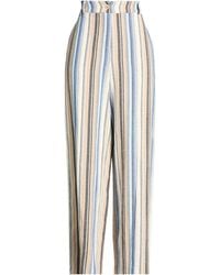 CROCHÈ - Pants Cotton, Linen, Polyester - Lyst