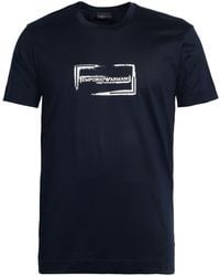 Emporio Armani - Midnight T-Shirt Cotton - Lyst