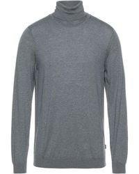 BOSS - Turtleneck Virgin Wool - Lyst