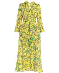Diane von Furstenberg Robe longue - Jaune