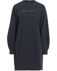 ARMANI EXCHANGE - Mini Dress Cotton, Polyester - Lyst