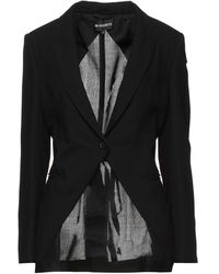 Ann Demeulemeester Suit Jacket - Black