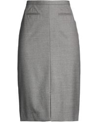 Agnona - Midi Skirt Wool, Elastane - Lyst
