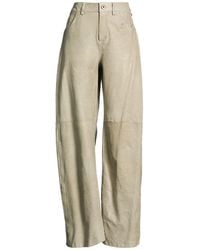 Salvatore Santoro - Pants Leather - Lyst