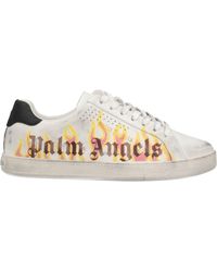 Palm Angels - Flame Print 'palm One' Sneakers - Lyst