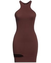 ANDREADAMO - Dark Mini Dress Polyamide, Elastane - Lyst
