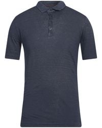 120% Lino - Slate Polo Shirt Linen - Lyst