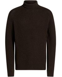 Paolo Pecora - Dark Turtleneck Wool, Polyacrylic - Lyst