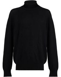 Laneus - Turtleneck Merino Wool, Cashmere - Lyst