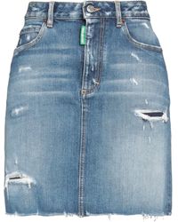 DSquared² - Denim Skirt - Lyst