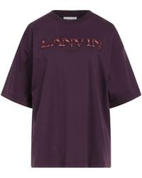 Lanvin - T-Shirt Cotton, Polyester - Lyst