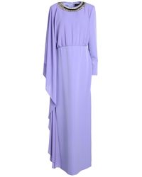 Clips - Lilac Maxi Dress Polyester, Elastane - Lyst