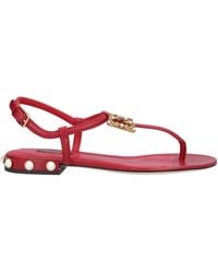 Dolce & Gabbana - Thong Sandal - Lyst