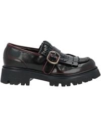 Nila & Nila - Burgundy Loafers Synthetic Material - Lyst