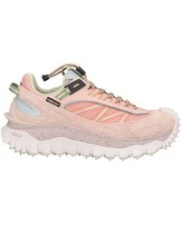 Moncler - Sneakers Leather, Textile Fibers, Synthetic Material - Lyst