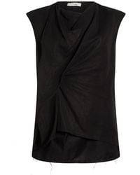 The Row - Top Cotton, Silk - Lyst
