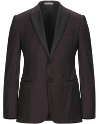 Armani Collezioni - Plum Blazer Virgin Wool, Polyester, Mulberry Silk - Lyst