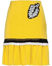 Au Jour Le Jour Mini Skirt - Yellow