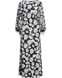 Weekend by Maxmara - Maxi Dress Viscose, Polyamide, Elastane, Silk - Lyst