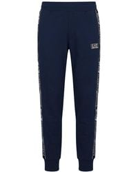 EA7 - Pants Cotton, Polyester - Lyst