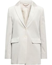 Agnona - Light Blazer Cotton, Elastane - Lyst
