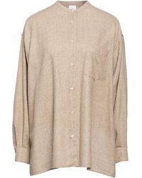 Aspesi - Khaki Shirt Virgin Wool, Acrylic, Polyamide, Cashmere - Lyst