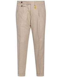 Manuel Ritz - Pants Virgin Wool, Viscose, Polyester, Elastane - Lyst