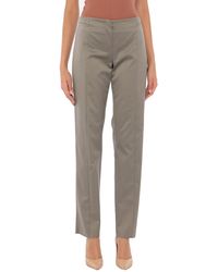 Max Mara Pearl Grey Straight Leg Trousers S