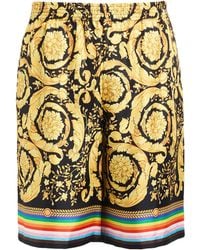 Versace - Shorts & Bermuda Shorts Silk - Lyst