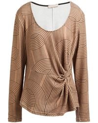Rinascimento - Camel Sweater Polyester, Viscose, Elastane - Lyst